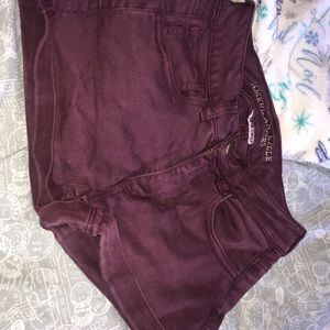 Maroon America eagle shorts